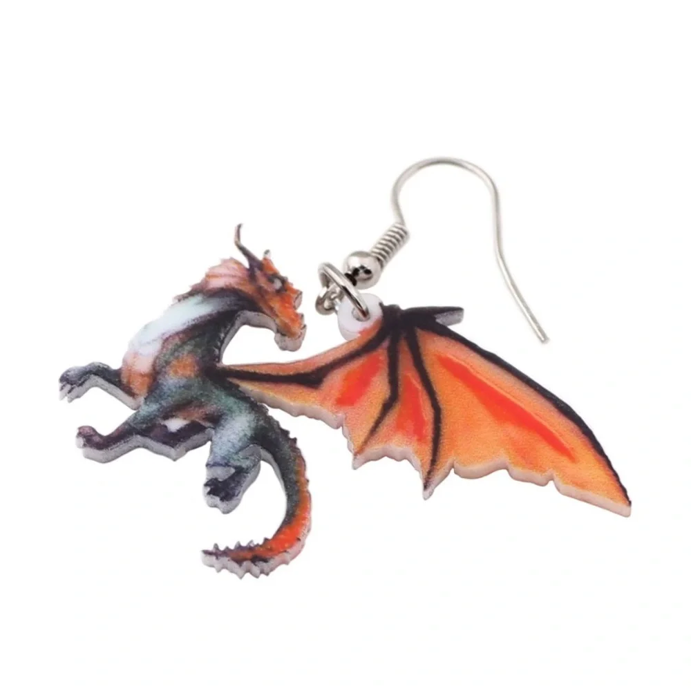 Dragon Earrings - Picture 2 of 4